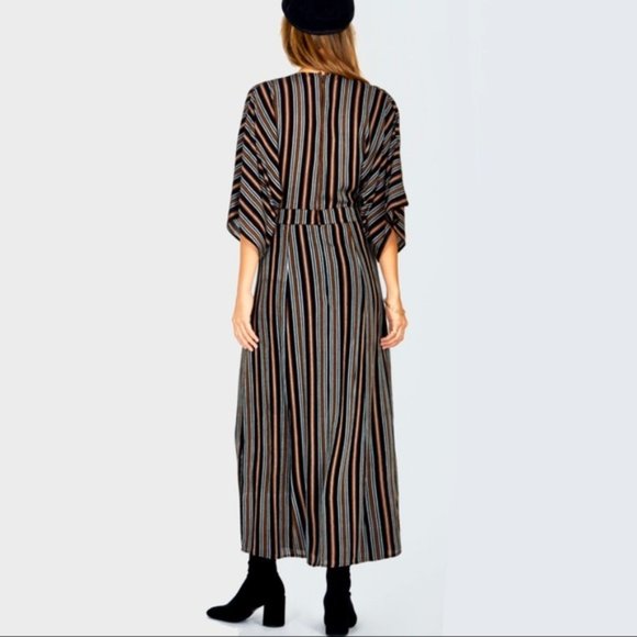 Amuse Society Forever And A Day Striped V-Neck Maxi Dress - Picture 16 of 16